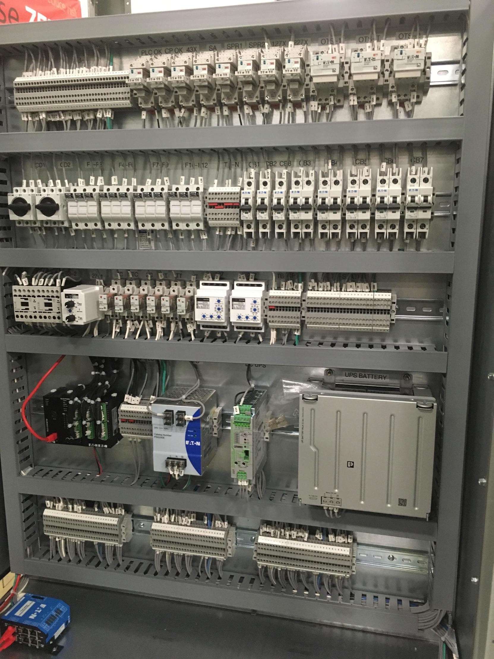 Phone system rack